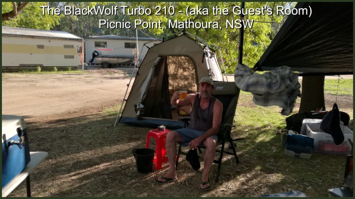 The BlackWolf Turbo 210 Tent.