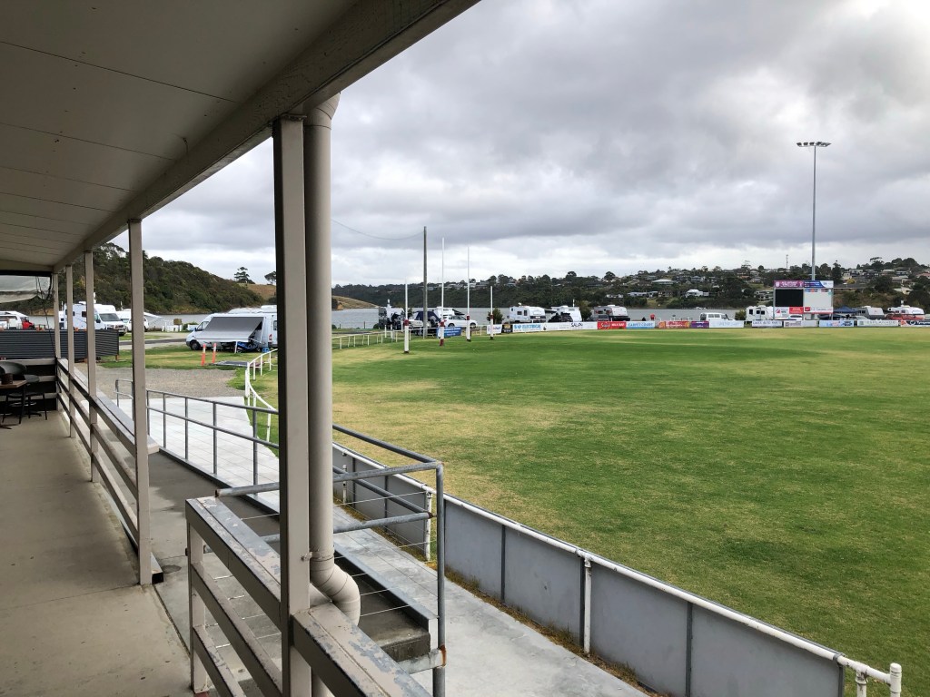 The Football Pavilion at the Lakes Entrance Recreation and Camping Reserve