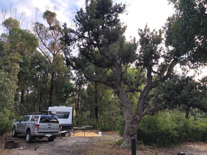 Our Campsite at Banksia Bluff