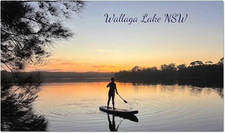 Wallaga Lake Paddle Boarding Sunset