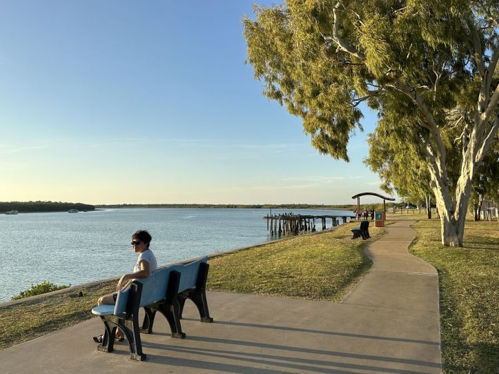Boardwalk along Norman River Karumba Queensland