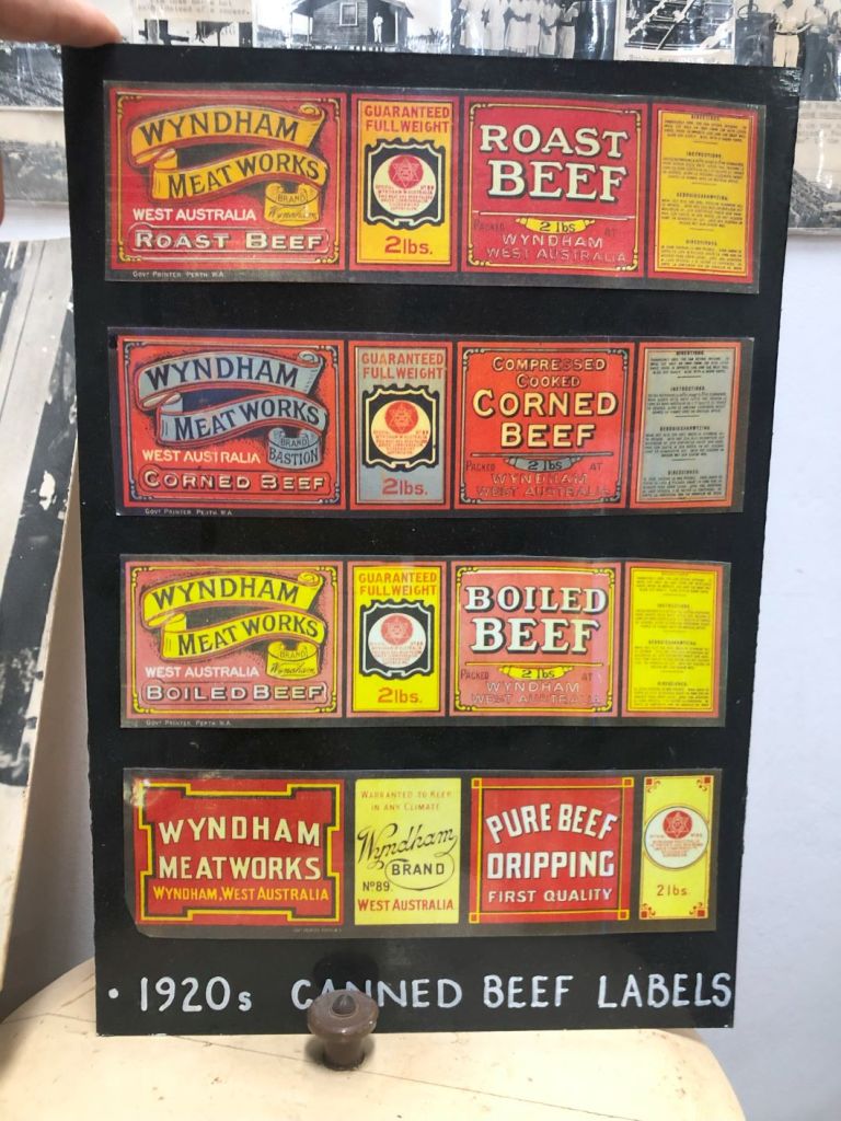 1920 Canned Beef from Wyndham, Western Australia