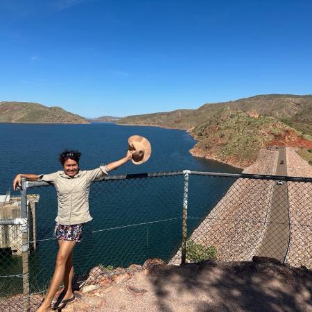 The Ord River Dam Wall and Lake Argyle, Western Australia