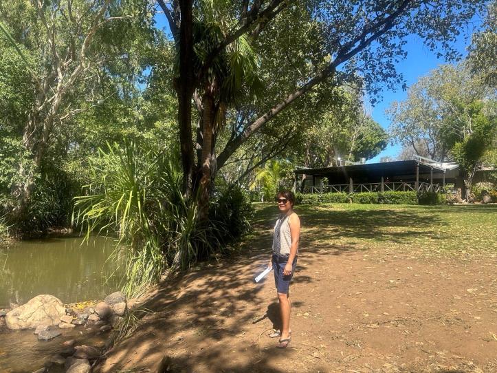 The creek and steakhouse at El Questro Wilderness Park, Western Australia
