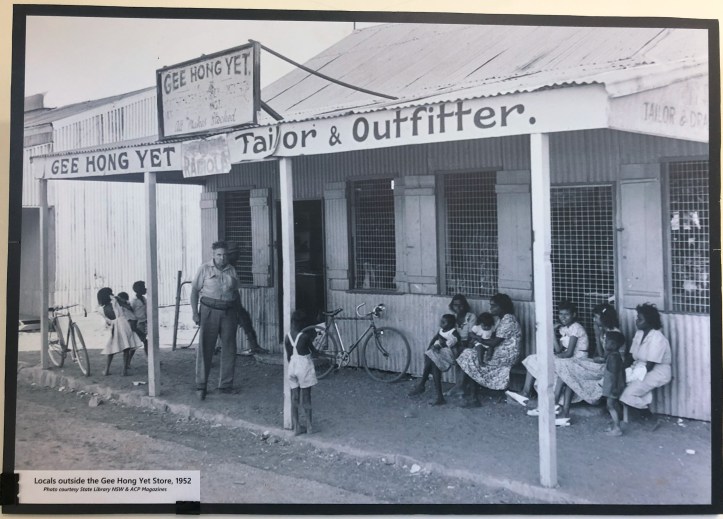 Locals at Gee Hong Yet Store, Wyndham, Western Australia 1952