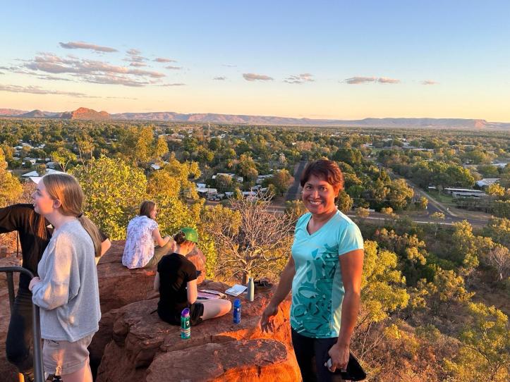 Sunset at Kelly's Knob Lookout, Kununurra Western Australia