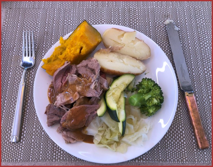 Camp Oven Roast Lamb and Vegetables