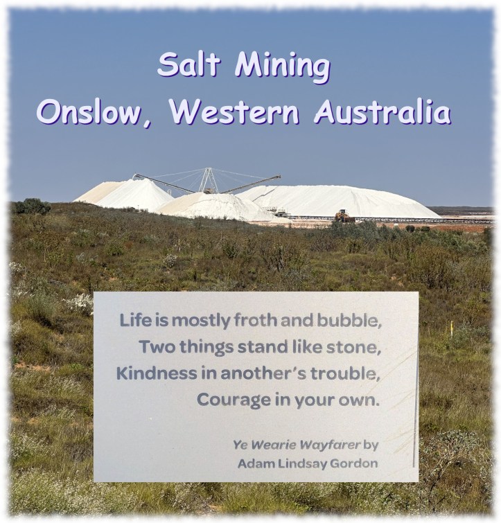 Salt Mining at Onslow, Western Australia