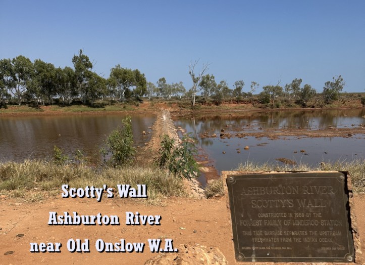 Scotty's Wall, Ashburton River, Onslow, Western Australia