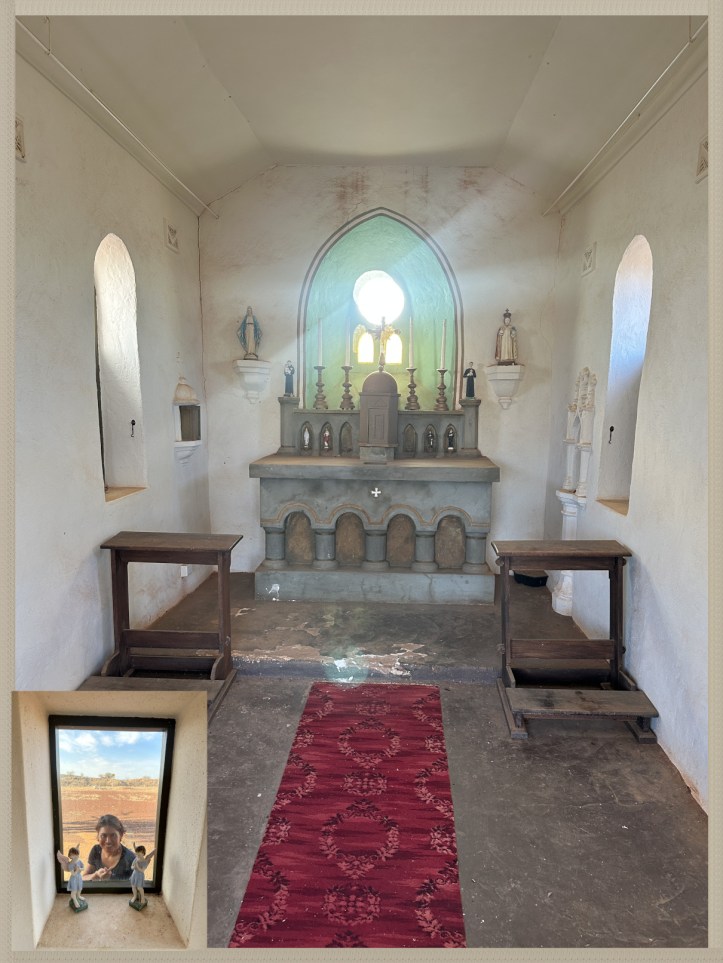 Inside the Dominican Chapel of St Hyacinth, Yalgoo, Western Australia