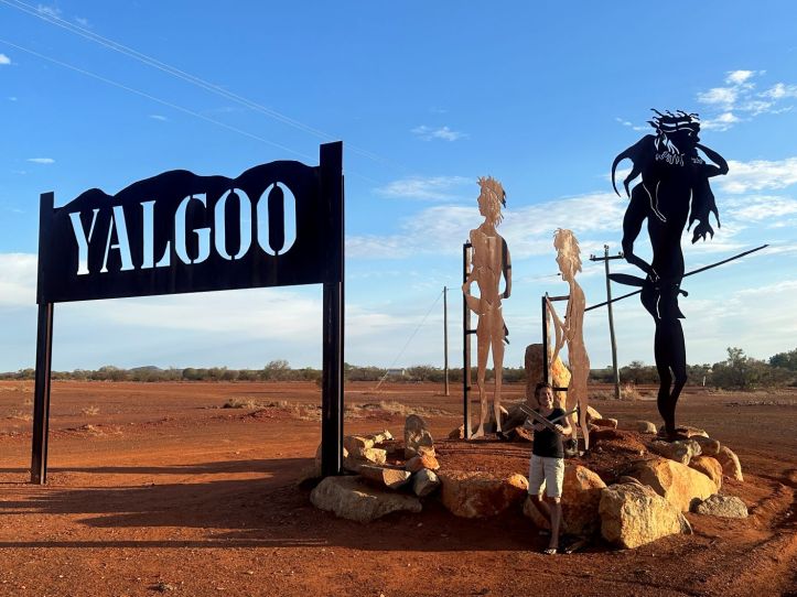 Yalgoo Town Sign, Yahoo, Western Australia