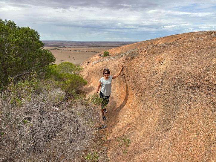 Mini Wave Rock at Mt Wundinna, South Australia