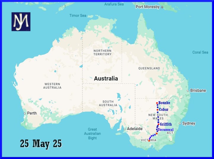 Winter Escape 2025 Travel Map