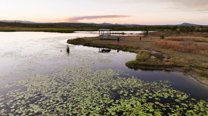 St Lawrence Wetlands Drone Shot