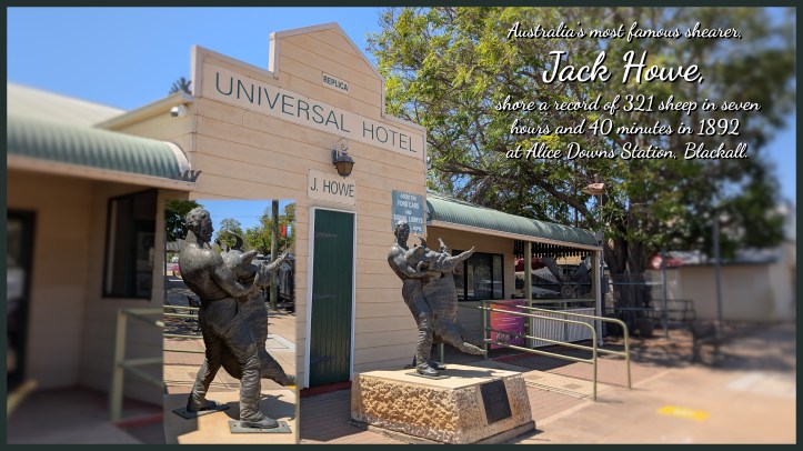 Jack Howe Statue Blackall, Queensland