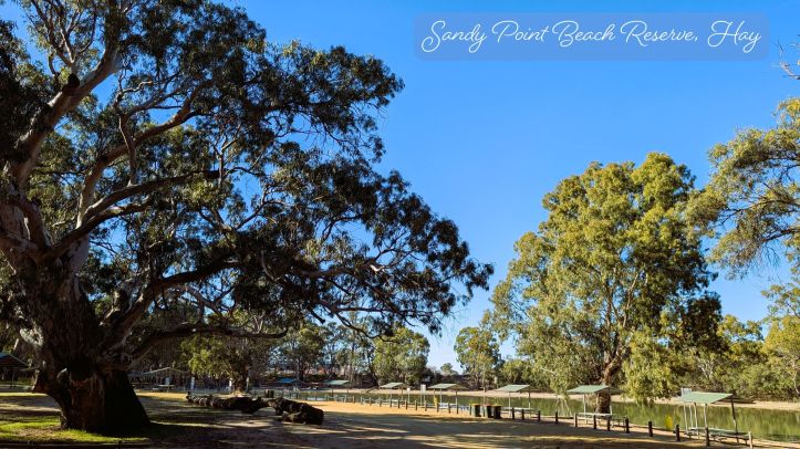 Sandy Point Beach Reserve, Hay, New South Wales.