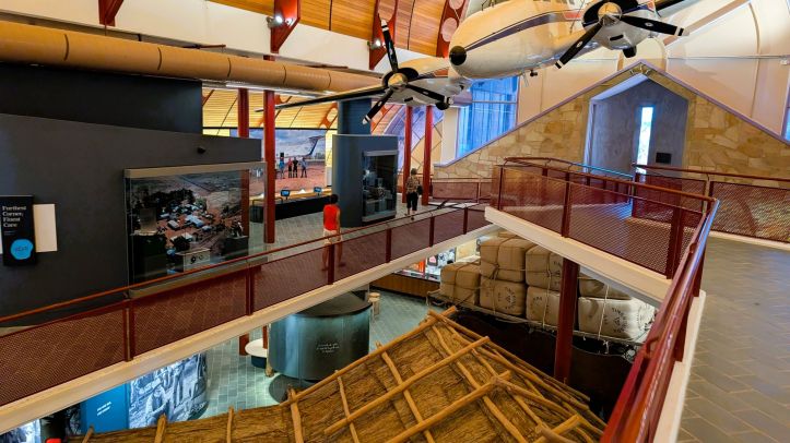 The inside, Australian Stockman's Hall of Fame, Longreach, Queensland